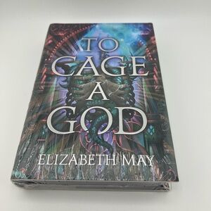 SIGNED To Cage a God by Elizabeth May Sprayed Edges Illumicrate Edition